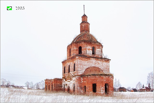 Церковь Воскресения Христова, Головенцыно (Суздальский район, Владимирская область). фасады, Общий вид с Юго-Востока