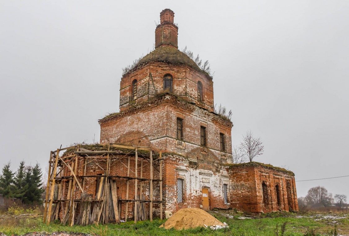 Церковь Воскресения Христова, Головенцыно (Суздальский район, Владимирская область). фасады, Вид с северо-востока