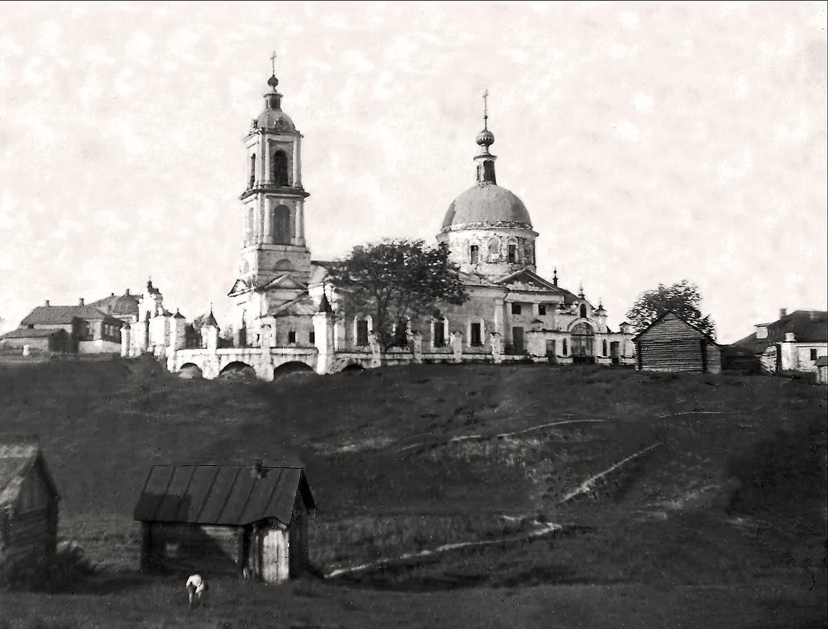 Фото 1939 г. Фотограф: Николай Новиков. Фотоснимок из семейного архива. Источник фотографии: pastvu.com, архивная фотография. Церковь Николая Чудотворца, Ославское (Суздальский район, Владимирская область)
