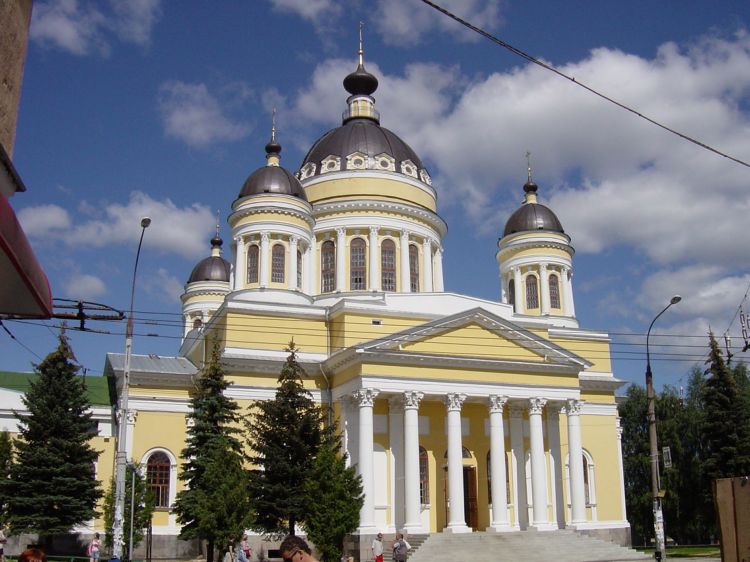 Кафедральный собор Преображения Господня, Рыбинск (Рыбинск, город, Ярославская область). фасады