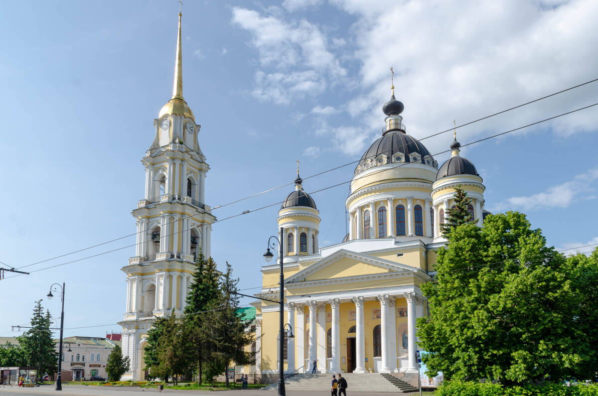 Кафедральный собор Преображения Господня, Рыбинск (Рыбинск, город, Ярославская область). фасады