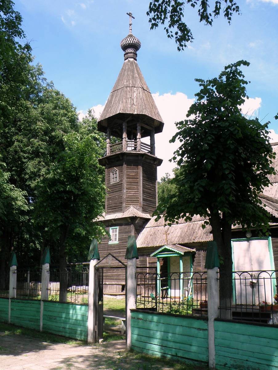 Колокольня старой (сгоревшей) церкви., архитектурные детали. Церковь Успения Пресвятой Богородицы (старая), Иваново (Иваново, город, Ивановская область)