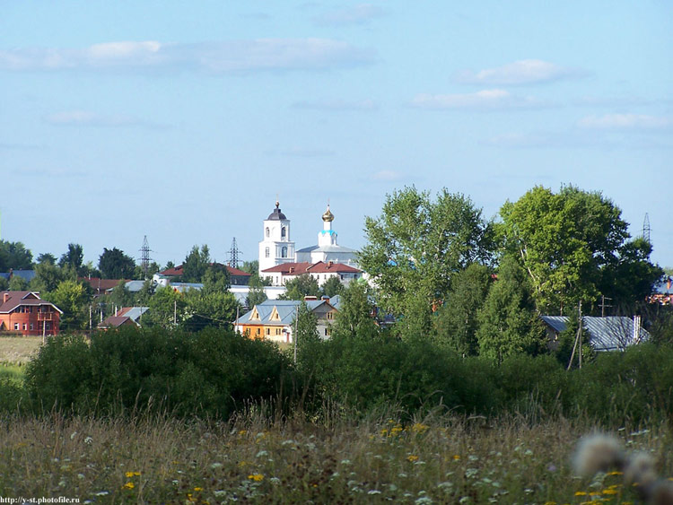 Суздаль. Васильевский мужской монастырь. общий вид в ландшафте