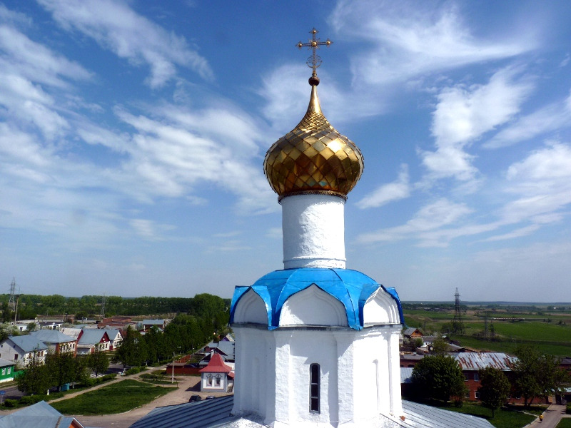 Васильевский мужской монастырь. Собор Василия Великого с колокольней, Суздаль (Суздальский район, Владимирская область). архитектурные детали