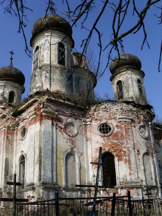 Спасс-Косицы. Церковь Спаса Преображения. архитектурные детали, вид с юго-востока