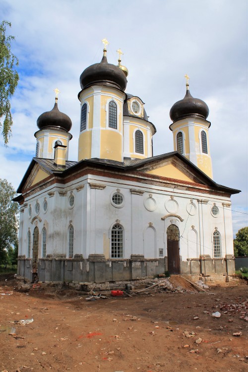 Спасс-Косицы. Церковь Спаса Преображения. фасады