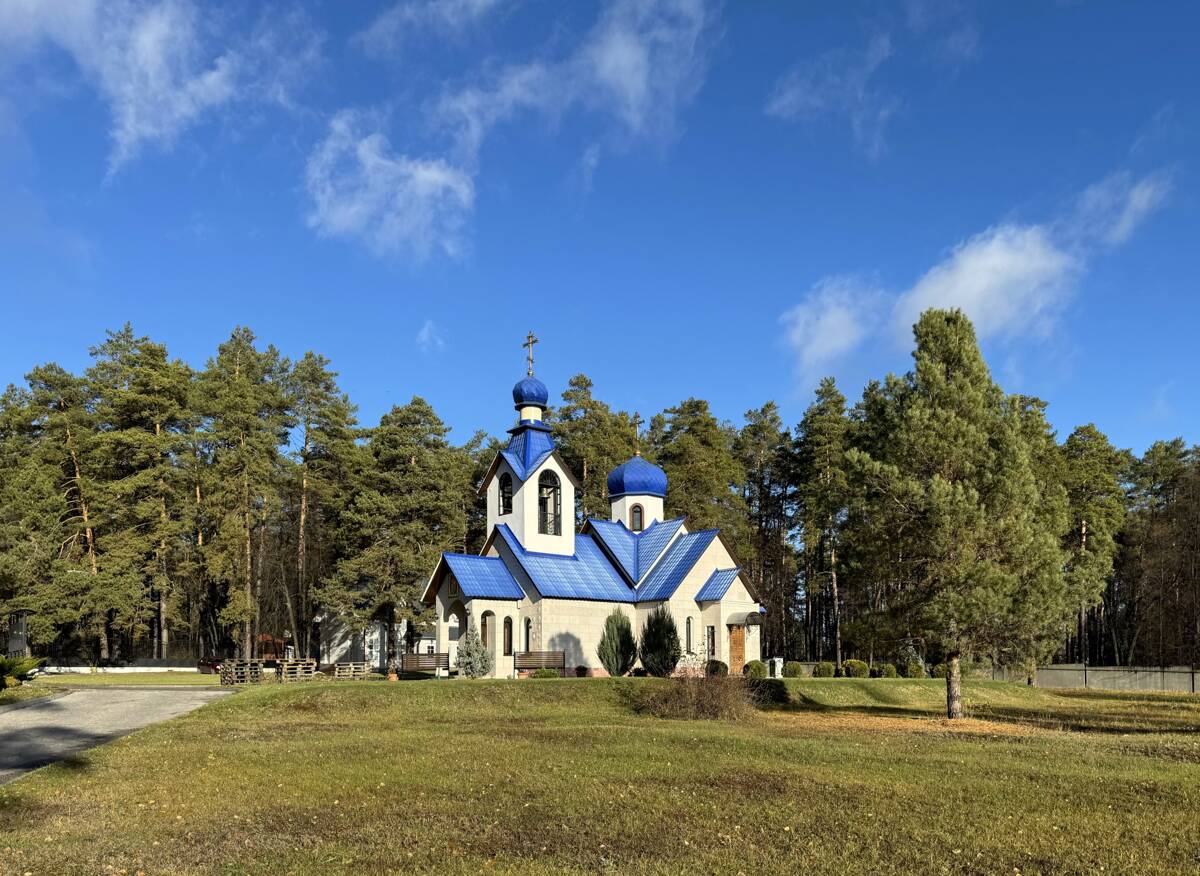 Церковь Георгия Победоносца, Димитровград (Димитровград, город, Ульяновская область). общий вид в ландшафте, Вид с юга