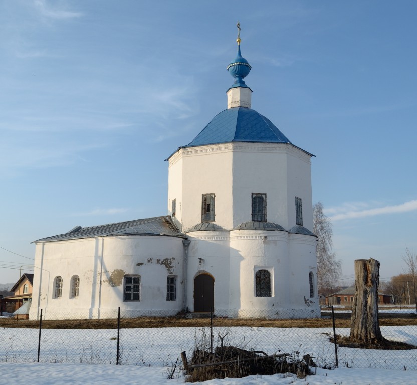 Суходол. Церковь Тихвинской иконы Божией Матери. фасады, Южный фасад