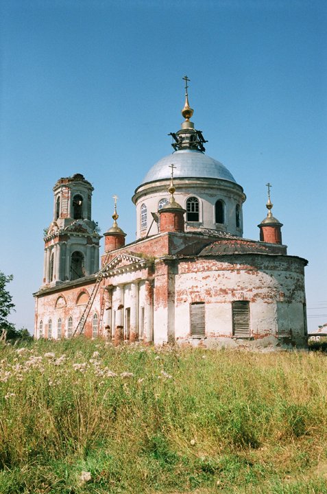 Квашенки. Церковь Спаса Преображения. фасады, Фотография предоставлена настоятелем храма Архангела Михаила г.Талдома И.Шугаевым.