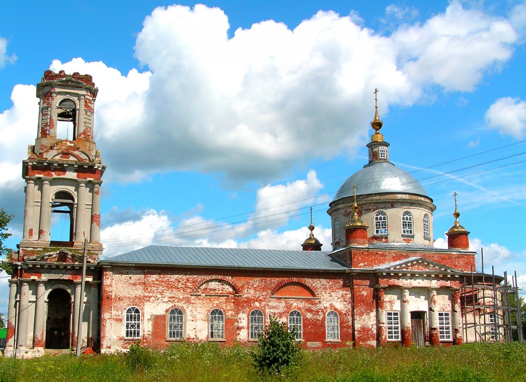 Церковь Преображения Господня, Квашенки (Талдомский городской округ и г. Дубна, Московская область). фасады