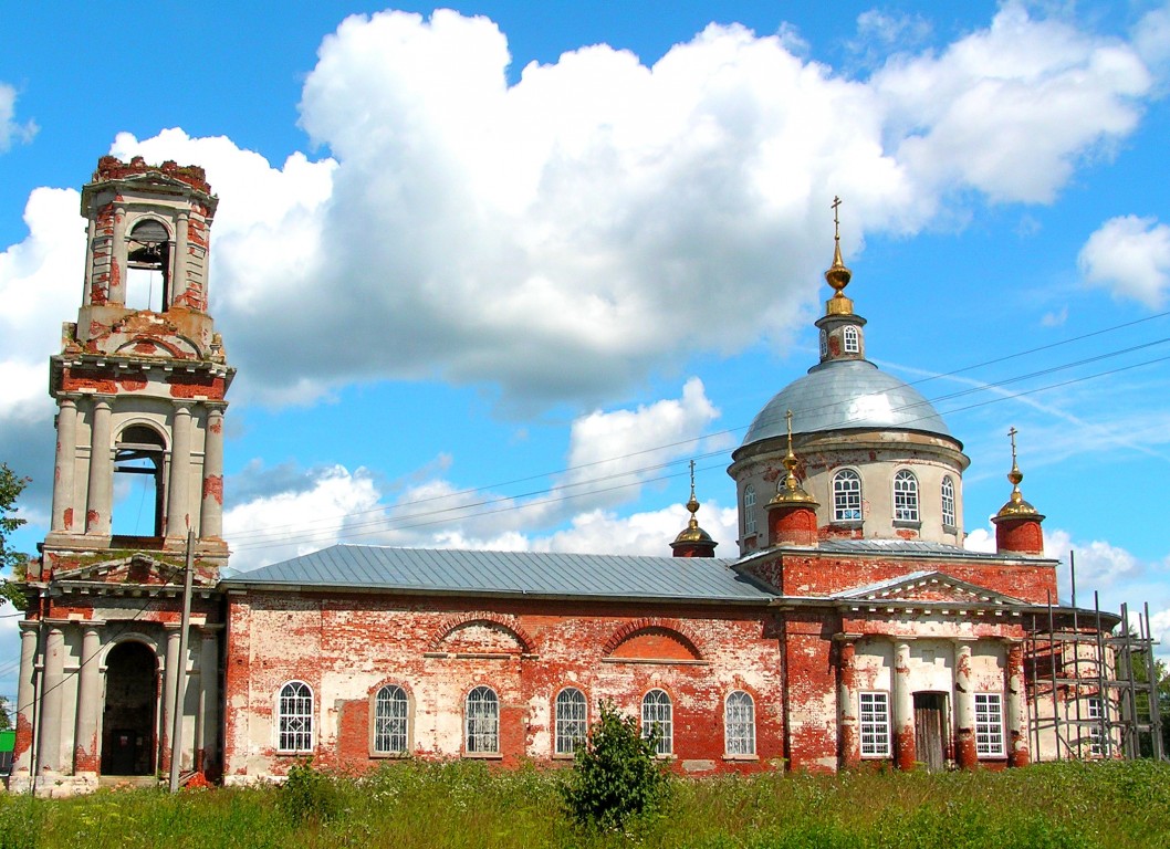 Квашенки. Церковь Спаса Преображения. фасады