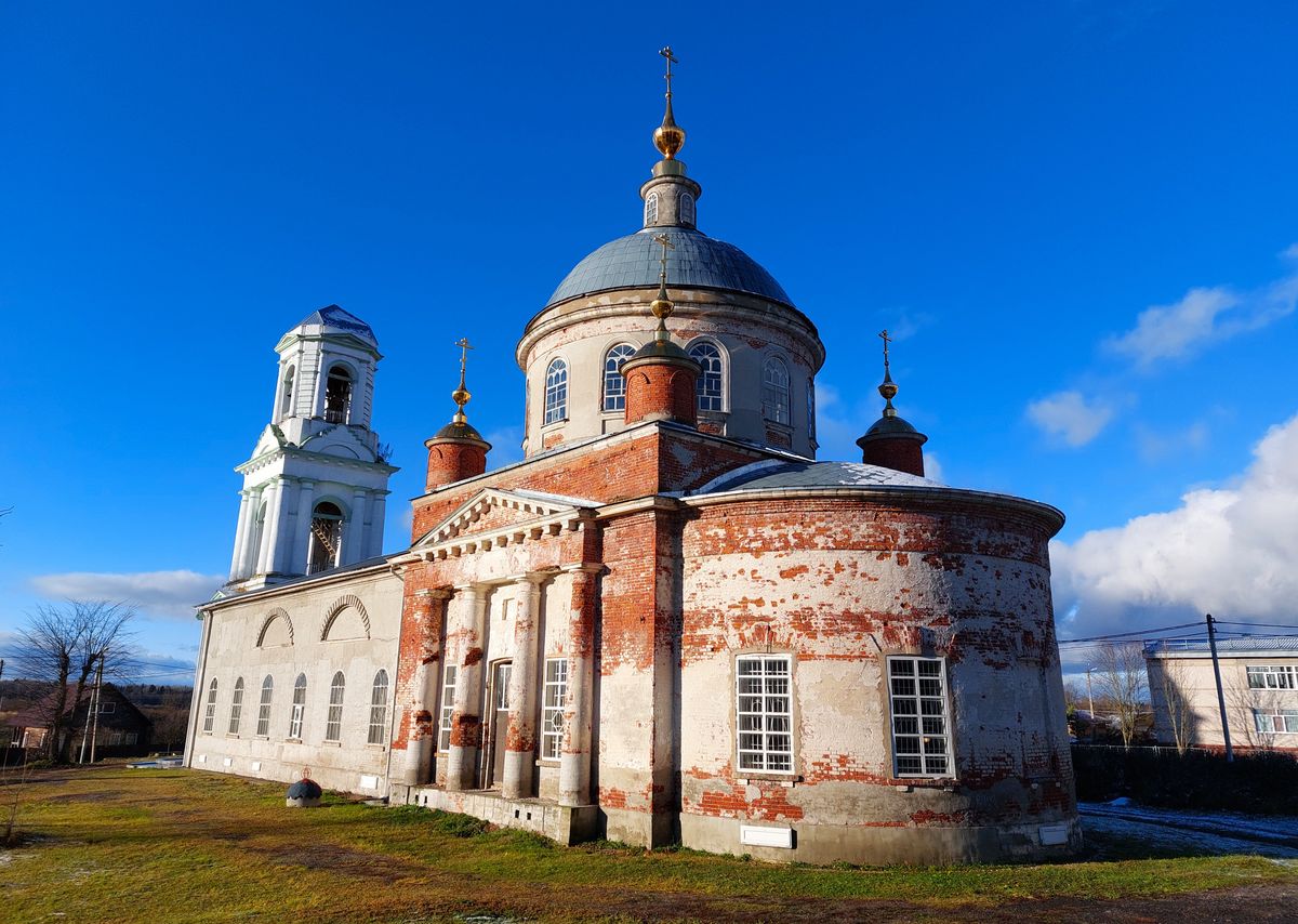 Церковь Преображения Господня, Квашенки (Талдомский городской округ и г. Дубна, Московская область). фасады