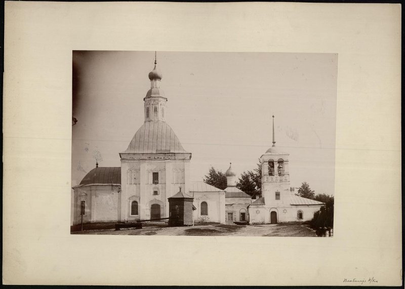 Спасо-Преображенская церковь. 1890-е гг., архивная фотография. Церковь Преображения Господня, Владимир (Владимир, город, Владимирская область)