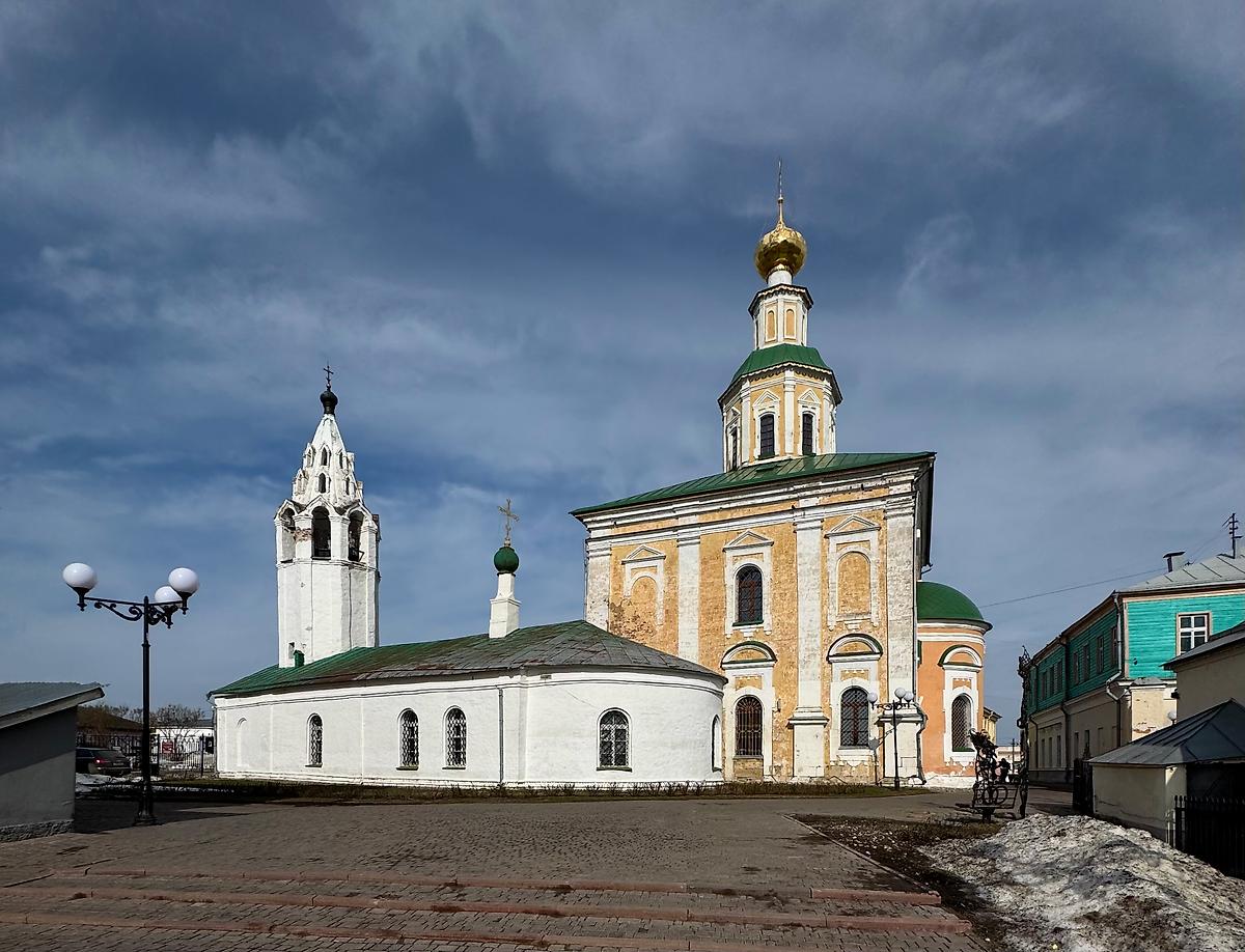 Вид с юга, фасады. Церковь Георгия Победоносца, Владимир (Владимир, город, Владимирская область)