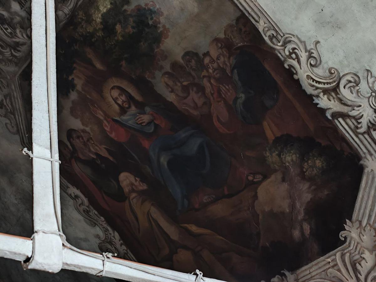 Фреска в трапезной, интерьер и убранство. Церковь Николая Чудотворца (Николо-Галейская), Владимир (Владимир, город, Владимирская область)