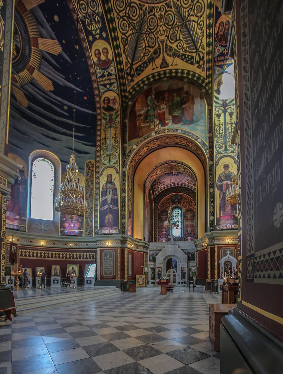 интерьер и убранство. Кафедральный собор Вознесения Господня, Новочеркасск (Новочеркасск, город, Ростовская область)