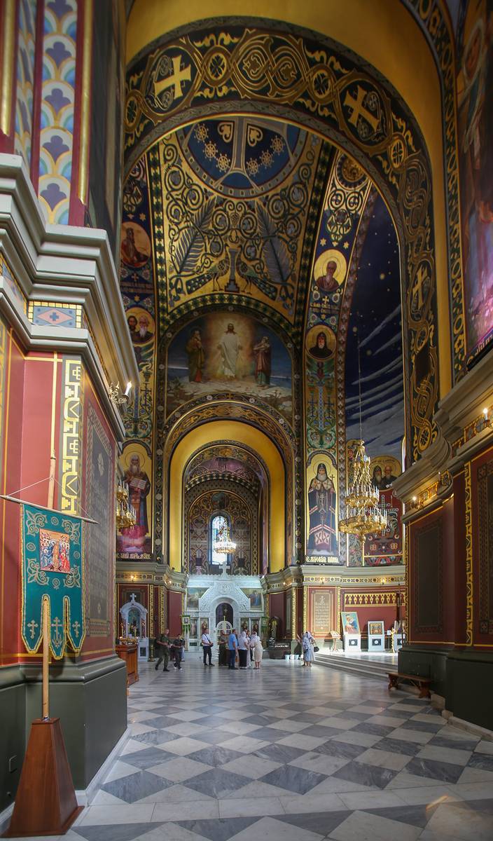 интерьер и убранство. Кафедральный собор Вознесения Господня, Новочеркасск (Новочеркасск, город, Ростовская область)