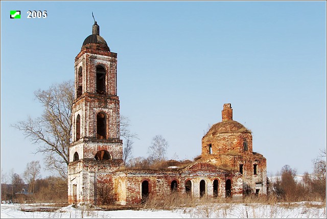Церковь Казанской иконы Божией Матери, Семёновское (Собинский район, Владимирская область). фасады, Южный фасад