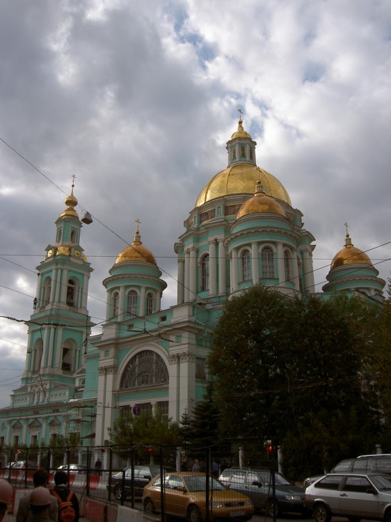 Кафедральный собор Богоявления Господня в Елохове, Басманный (Центральный административный округ (ЦАО), г. Москва). фасады