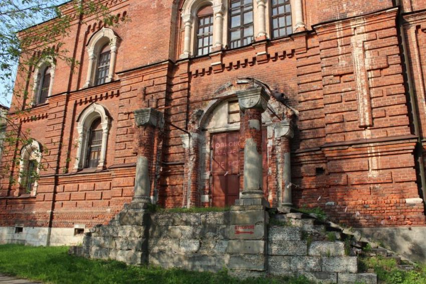 Казанский монастырь (старый). Собор Казанской иконы Божией Матери, Калуга (Калуга, город, Калужская область). архитектурные детали, Остатки южного крыльца