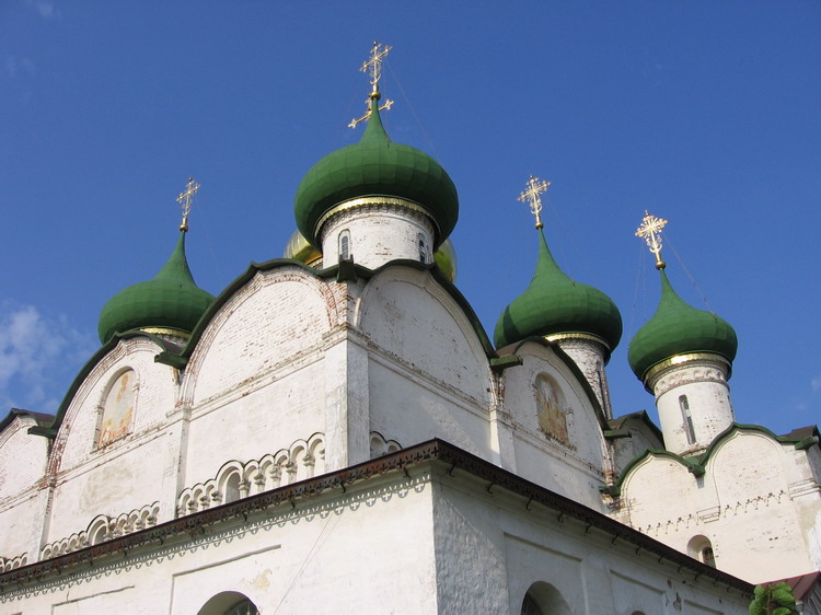 Суздаль. Спасо-Евфимиевский монастырь. Собор Спаса Преображения. архитектурные детали, Спасо-Преображенский собор