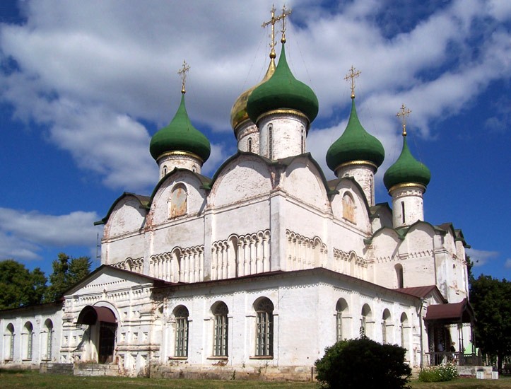 Суздаль. Спасо-Евфимиевский монастырь. Собор Спаса Преображения. фасады, 		      