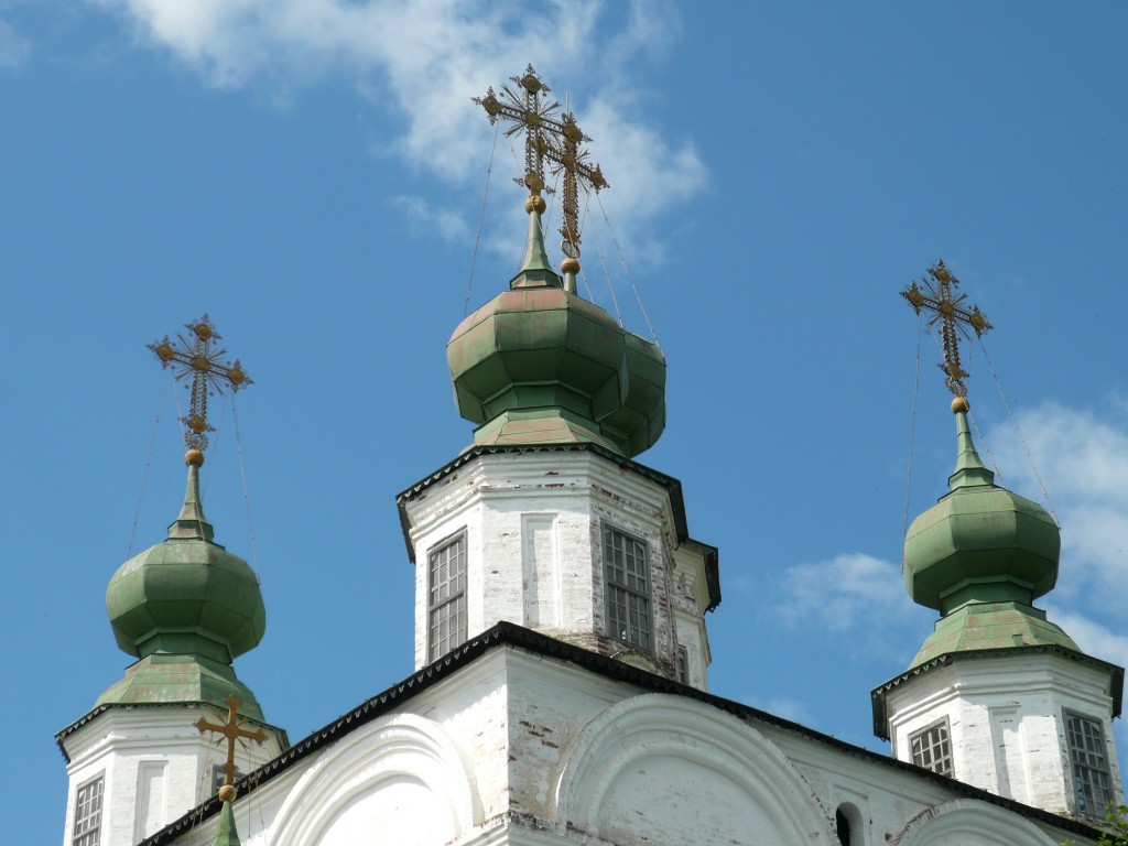 Троице-Гледенский монастырь. Собор Троицы Живоначальной, Морозовица (Великоустюгский район, Вологодская область). архитектурные детали