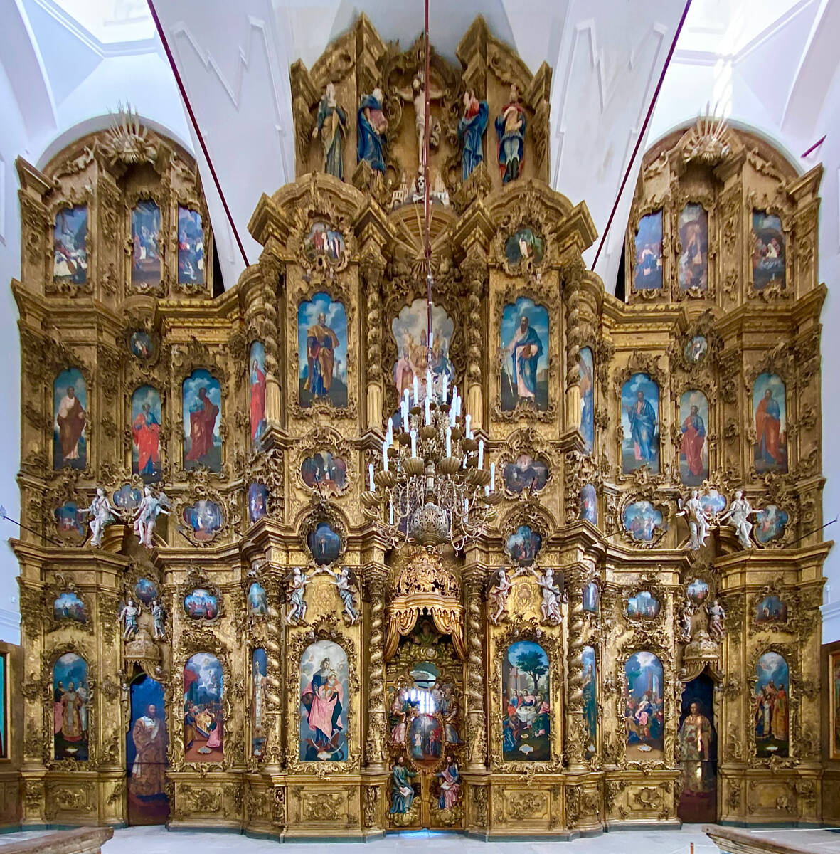 Троице-Гледенский монастырь. Собор Троицы Живоначальной, Морозовица (Великоустюгский район, Вологодская область). интерьер и убранство, Иконостас