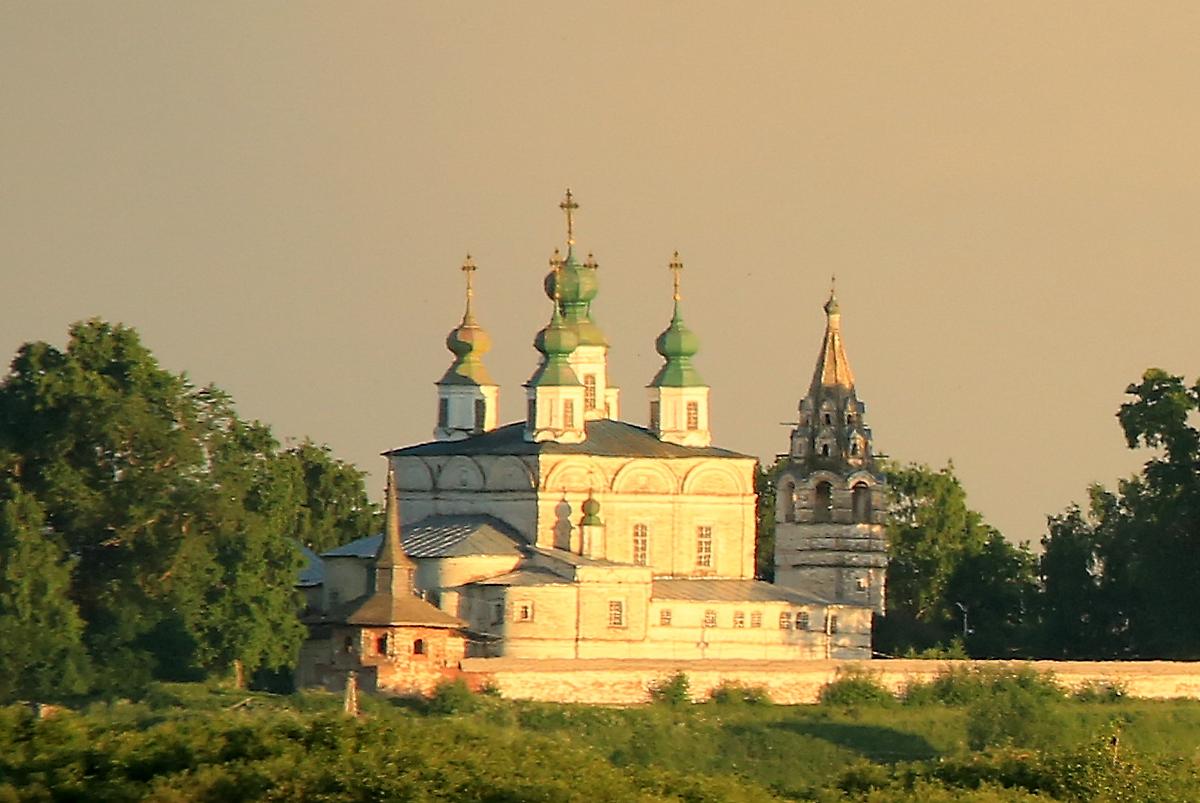 фасады. Троице-Гледенский монастырь. Собор Троицы Живоначальной, Морозовица (Великоустюгский район, Вологодская область)