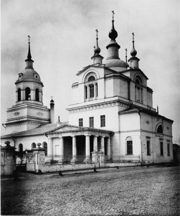 Басманный. Церковь Покрова Пресвятой Богородицы в Красном селе. архивная фотография, Альбом Найденова