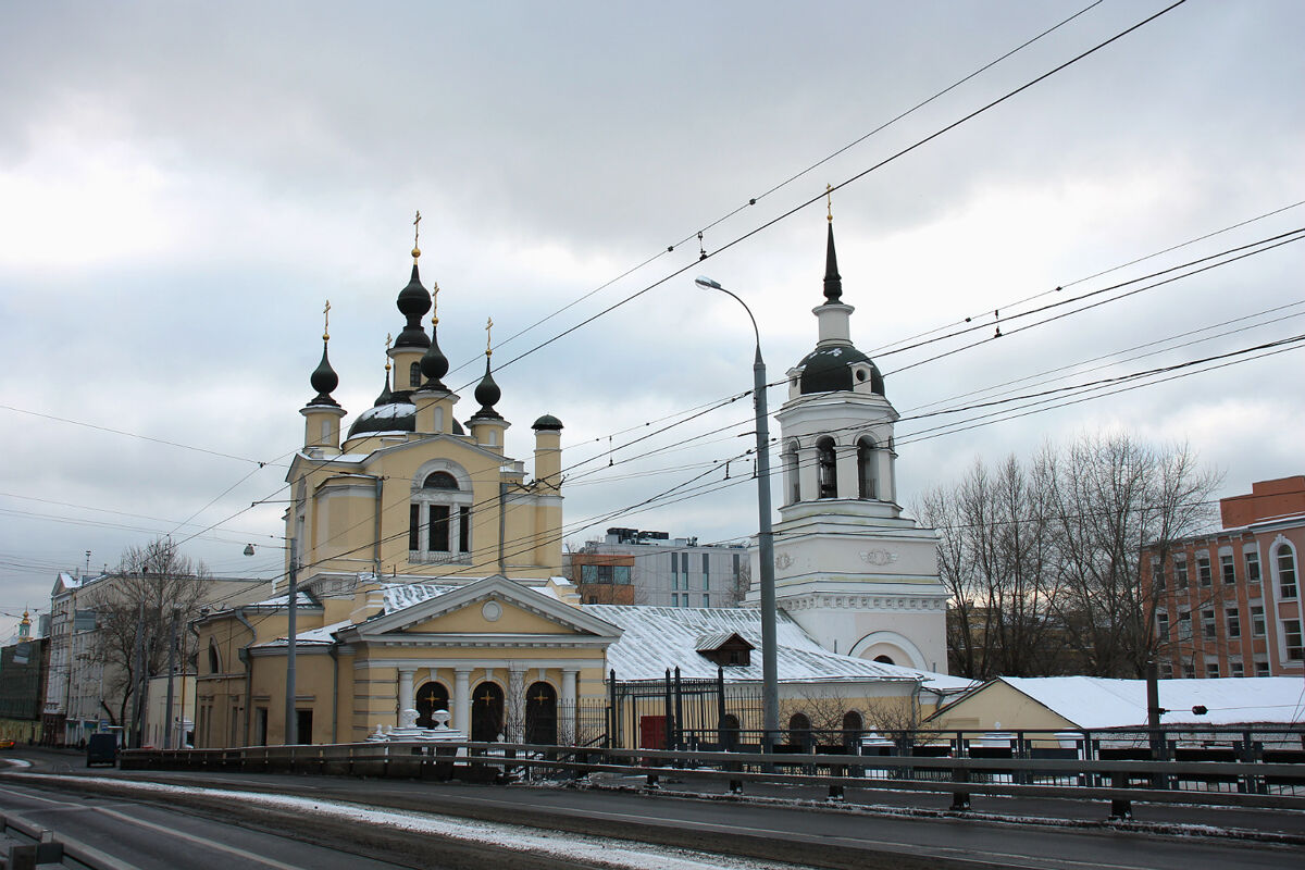 Церковь Покрова Пресвятой Богородицы в Красном селе, Басманный (Центральный административный округ (ЦАО), г. Москва). фасады, Москва. Церковь Покрова Пресвятой Богородицы в Красном селе