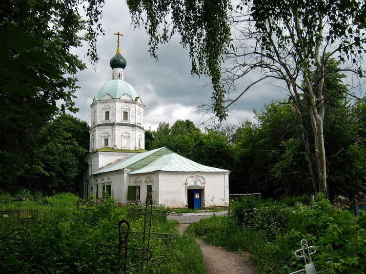 Церковь Троицы Живоначальной, Балахна (Балахнинский район, Нижегородская область). общий вид в ландшафте