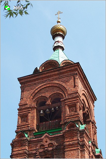 Церковь Успения Пресвятой Богородицы, Петушки (Петушинский район, Владимирская область). архитектурные детали, Завершение колокольни