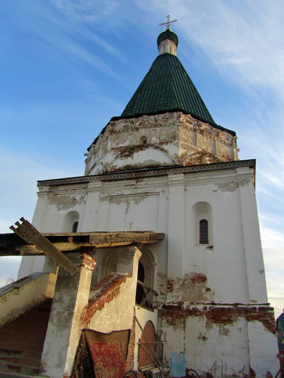 Балахна. Покровский монастырь. Церковь Николая Чудотворца. фасады, вид с юго-запада