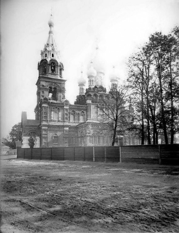 Нижегородский район. Церковь Спаса Всемилостивого на Полтавке. архивная фотография, 1903 - 1916 фото с сайта http://pro-nn.org/photos/1155?r=1&p=ул.%20Белинского%20(Ниж.)|ул.%20Горького