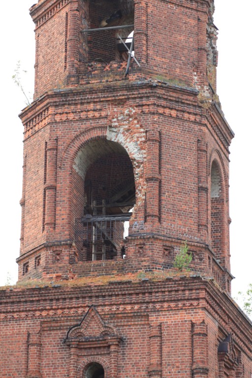 Церковь Вознесения Господня (старая), Зарубино (Городецкий район, Нижегородская область). архитектурные детали, Колокольня