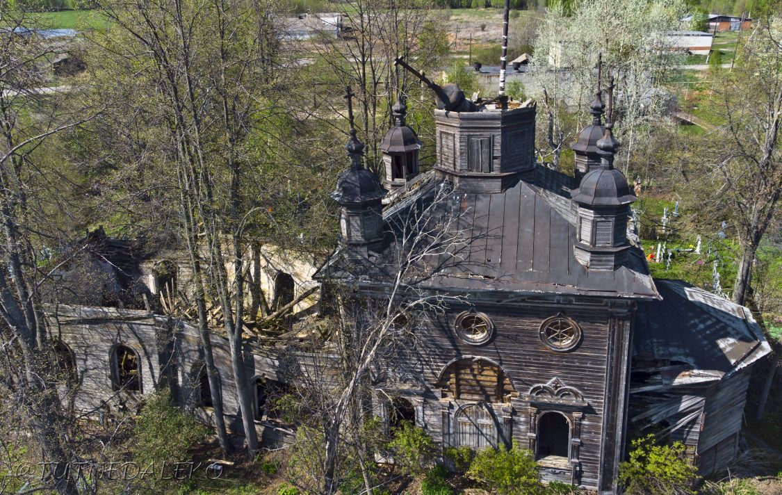 Церковь Вознесения Господня (старая), Зарубино (Городецкий район, Нижегородская область). фасады