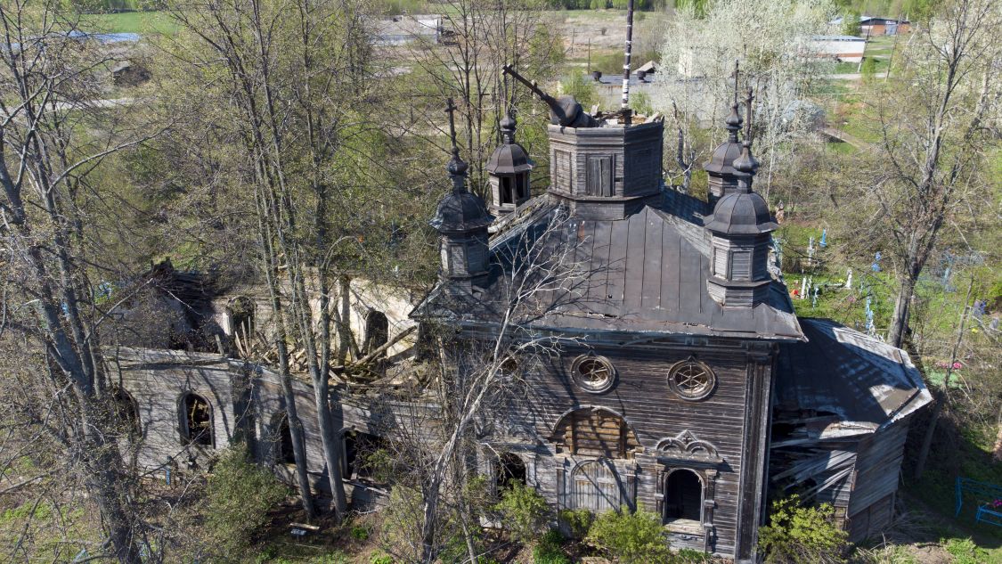Церковь Вознесения Господня (старая), Зарубино (Городецкий район, Нижегородская область). фасады
