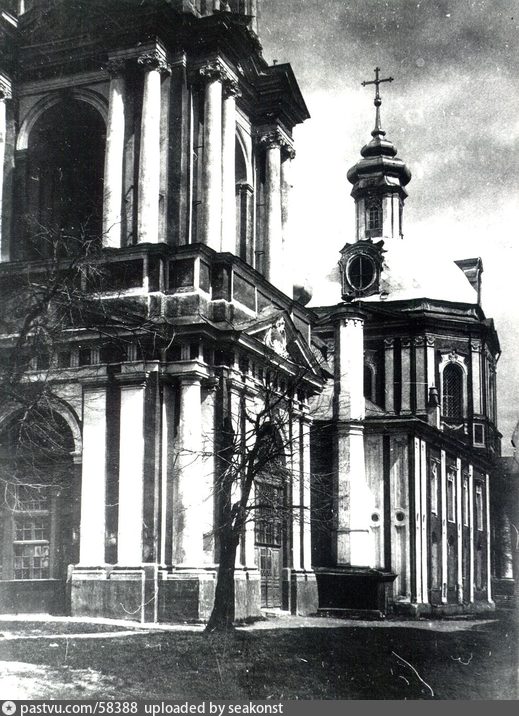 Церковь Никиты мученика (Владимирской иконы Божией Матери) в Старой Басманной слободе, Басманный (Центральный административный округ (ЦАО), г. Москва). архивная фотография, Фотография с сайта pastvu.ru Фото 1900-1917 гг.