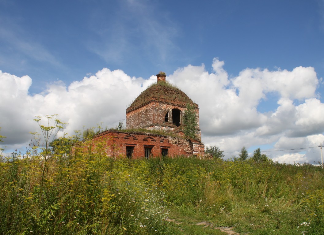 Косагово. Церковь Петра и Павла. фасады, Вид с юго-запада