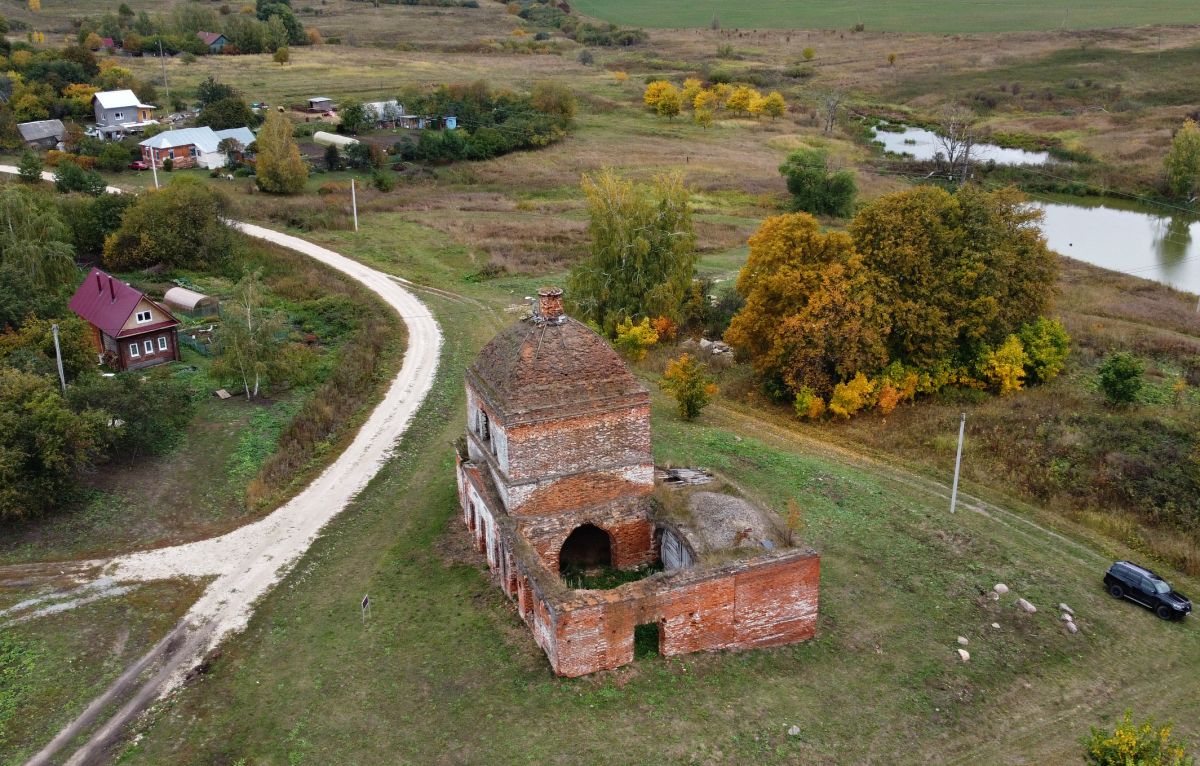 Церковь Петра и Павла, Косагово (Юрьев-Польский район, Владимирская область). общий вид в ландшафте