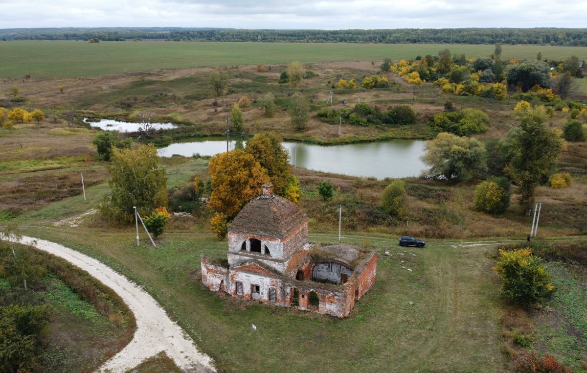 Церковь Петра и Павла, Косагово (Юрьев-Польский район, Владимирская область). общий вид в ландшафте