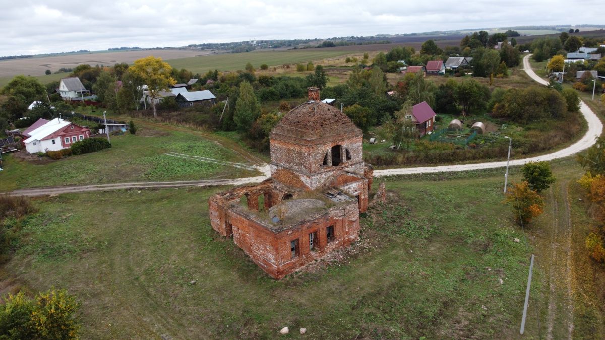 Церковь Петра и Павла, Косагово (Юрьев-Польский район, Владимирская область). общий вид в ландшафте