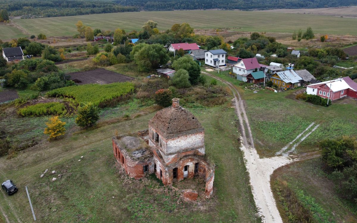 Церковь Петра и Павла, Косагово (Юрьев-Польский район, Владимирская область). общий вид в ландшафте