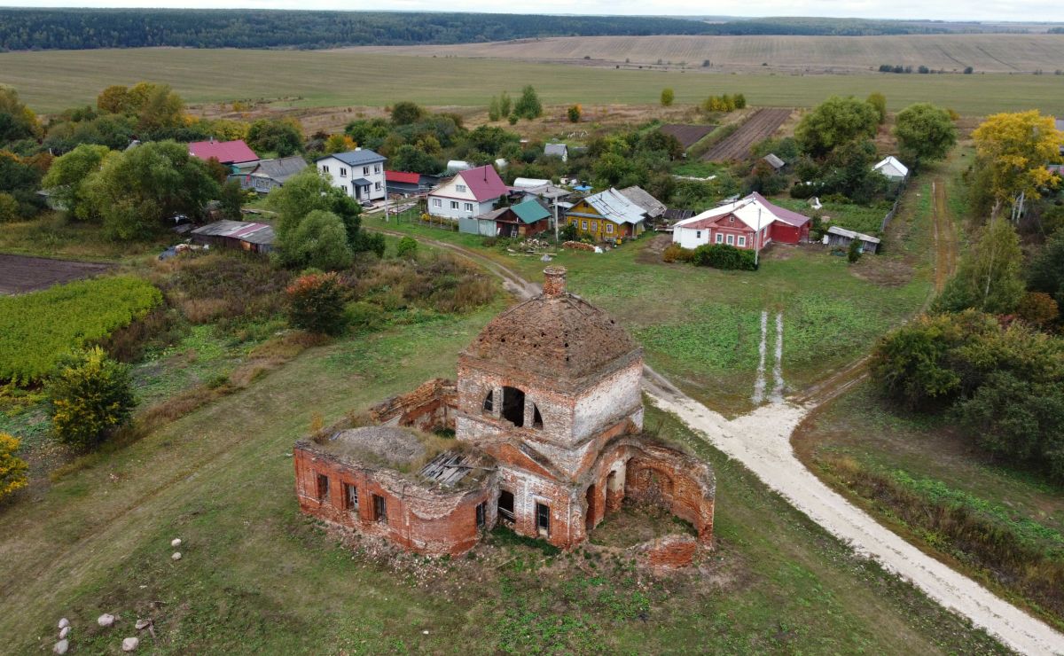 Церковь Петра и Павла, Косагово (Юрьев-Польский район, Владимирская область). общий вид в ландшафте