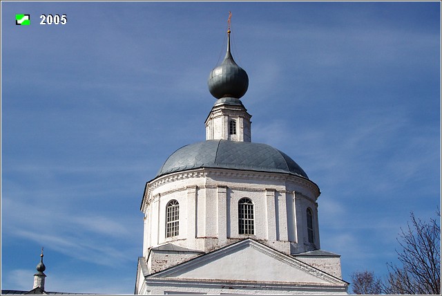 Лыково. Церковь Покрова Пресвятой Богородицы. архитектурные детали, Завершение основного объёма