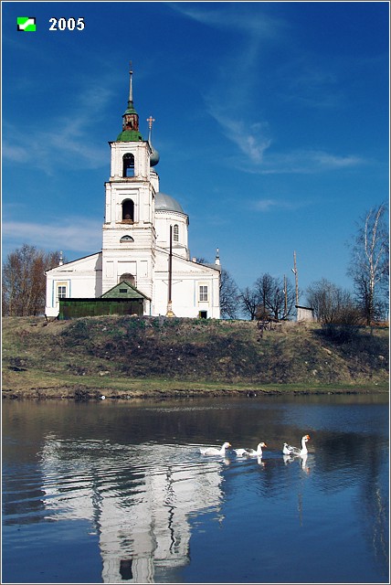Церковь Покрова Пресвятой Богородицы, Лыково (Юрьев-Польский район, Владимирская область). фасады, Западный фасад