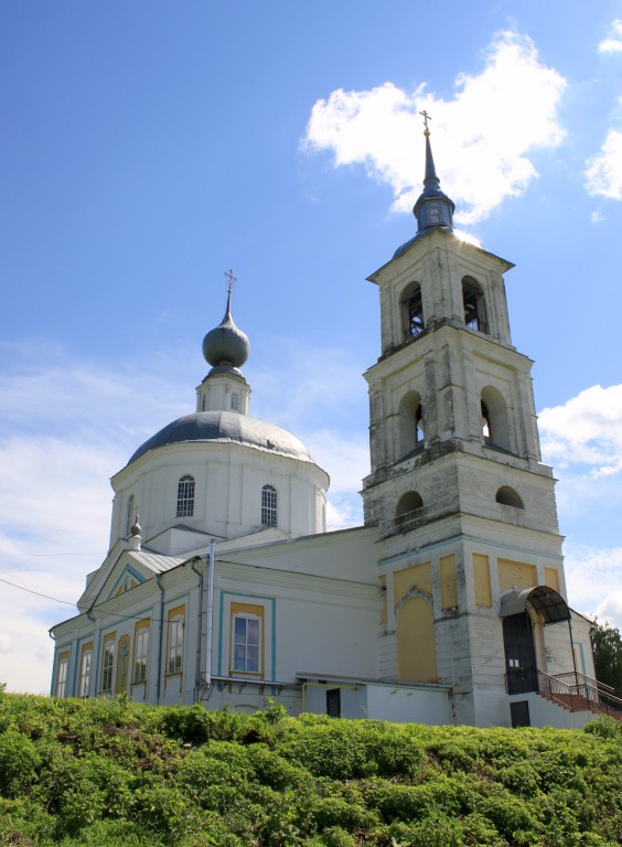 Церковь Покрова Пресвятой Богородицы, Лыково (Юрьев-Польский район, Владимирская область). фасады, Вид с северо-запада