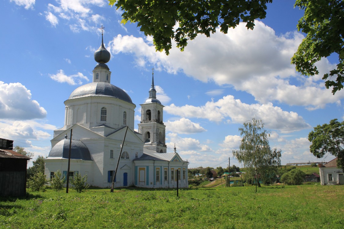 Церковь Покрова Пресвятой Богородицы, Лыково (Юрьев-Польский район, Владимирская область). фасады, Вид с северо-востока