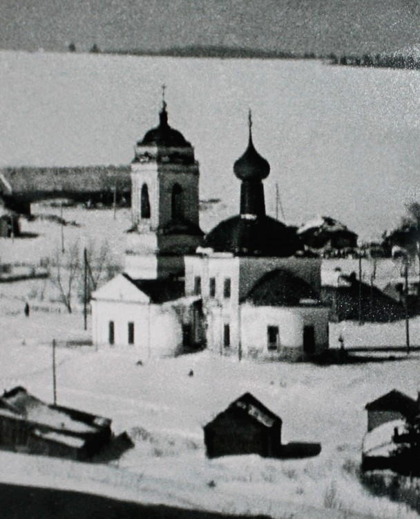 Сновицы. Церковь Вознесения Господня. архивная фотография, юго-восточный фасад,снимок с фотографии 50 годов
